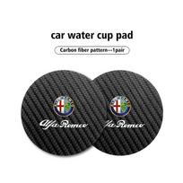 Car Coaster Water Cup Bottle Holder Anti-slip Mat Accessories For Alfa Romeo Giulietta GT 159 147 156 Mito Brera Giulia Spider