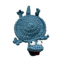 Handmade Crochet Lizard Coaster, Heat-Resistant Knitting Mouse Frog Coaster, Decorative Drink Coffee Cup Mat for Kitchen Dining Table Countertop A