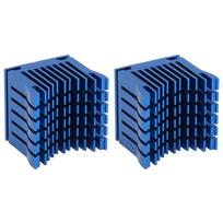2Pcs Aluminium Htsink Cooler 3D Printer Motherboard South North Bridge Chipset Single Cooling