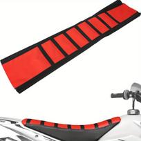 Dirt Bike Gripper Seat Cover Universal Motorcycle Seat Covers for YAMAHA for SUZUKI KAWASAKI Most Dirt Bike Pit Bike Off Road Bike raudona