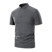 Men's Casual Slim Fit Half-Zip T Shirt For Sports And Outdoor Activities M pilka