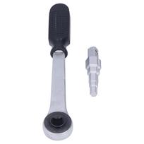 Radiator Valve Wrench Set Carbon Steel Stepped Spanner Joint Repair Tool with Ratchet Handle