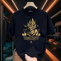 T Shirt for Men Women Shortsleeved Dragon Ball Tshirt Goku Super Saiyan Anime Pure Cotton Summer Trend Tops Graphic Tshirts S