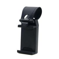 Automobilio vairo telefono laikiklis Universalus automobilio GPS navigacijos laikiklis Patogus automatinis stovas Xiaomi Iphone Samsung juoda