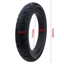E-bike Solid Tyre Bicycle Tires Electric Vehicle Parts black