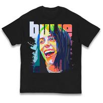 Billie Eilish Painting Kids T Shirt 160