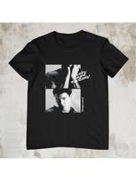 Brand new Omar Rudbergh printed Tshirt shortsleeved crew casual shirt pure cotton couples street style shirt for all seasons S