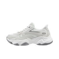 Skechers DLites Panda Shoes Fashion Simple Trendy Aesthetic Thick Sole Increased Height Comfortable Versatile Low Top Dad Shoes 117687-LTGY 35