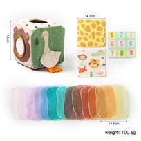 Baby Montessori Toys cotton Magic Tissue Box Busy Board Finger Exercising Game Educational Toy Soft Rattle Game Ocean Cloth Book