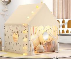 Kids Play Tent Princess Castle House Child Room Cartoon Indoor Outdoor Playhouse Folding Decor Tent Toy Christmas Gift Girls