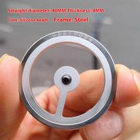 Mezmocoin Phantom Coin Spinning Top Tip Hand Fidget Spinner EDC Metal Stress Relief Toy Antistresse Relieving Anxiety Gadgets sidabras