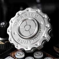 Radiation Warning Fidget Slider Spinner EDC Gear Hand Spinner Clicker Adult Fidget Toy ADHD Tool Anti-anxiety Stress Relief Toys sidabras