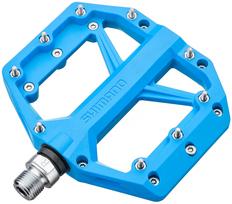 Shimano Flat for and Casual PD-GR400 Pedals, Blue, Trail, All-Mountain, Riding. mėlyna