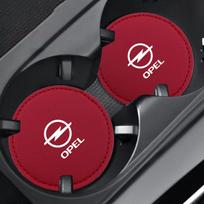 2Pcs Car Coaster Water Cup Bottle Holder Mat Anti-Slip Pads For Opel Grandland Astra Insignia Corsa Zafira Meriva Mokka Vivaro