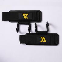 Assisted Deadlift Wrist Wraps with Pull-Up Grip Hooks and Anti-Slip Gloves