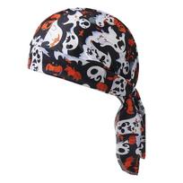 Lightweight Paisley Print Hijab Caps Breathable Adjustable Bandana Headscarf Quick Dry UV Protection Chemo Cap Running