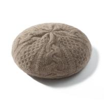 Women's 100% Pure Cashmere Beret - Stylish & Warm Autumn/Winter Beanie for Cold Protection One Size