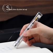MAJOHN V1 Transparent Fountain Pen, Gold-Plated Nib, Unisex Daily Use Gift. EF 0.38mm