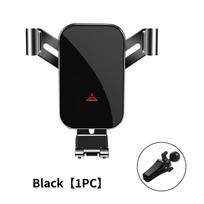 Car Logo Air Vent Universal Auto Phone Holder Interior Accessories For Mitsubishi Lancer ASX Pajero Mirage Attrage Xpander