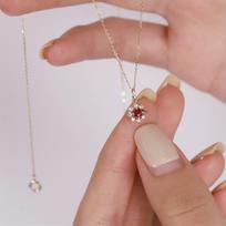 Sunny S925 Sterling Silver 14k Gold-Plated Small Sun Pendant with Zircon Inlay on Clavicle Chain - Women's Light Luxury Jewelry 14K Gold