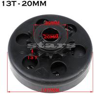 19MM 20MM 25.4MM 13T CENTRIFUGINIS AUTOMATINIS SANKABOS GRANDINĖ 428 HONDA GX390 GX420 389CC 13AG 15AG GO KART SNIEGO PŪSTUVUI ATV black
