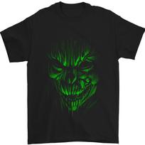 Demon Skull Devil Satan Grim Reaper Gothic Mens T-Shirt 100% Cotton XL