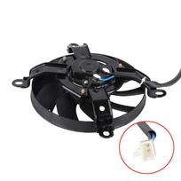 Motorcycle Radiator Fan Cooling Water Oil Cooler Engine Electric 12V For Motocross Dirt Pit Bike ATV Quad Buggy Accessories juoda