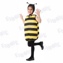 Kid's Halloween Ladybug, Bee, and Black Cat Hooded Costumes for Kindergarten Role-Playing & Stage Performances