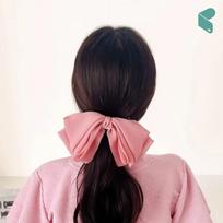 Hairpin Angel Scrunchie Chiffon Double Wings Lovely Pink Hair Ornament Ribbon Pin Point Commerce Pick JL