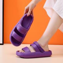 Vyrai Moteriški Šlepetės Unisex Poros Batai Sandalai Minkštas Padas Paplūdimio Šlepetės Storesnės Platformos Šlepetės Pradžia Vidinis Vonios kambarys Neslystantis 36