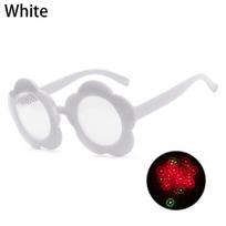 Eyewear Festival Party Lights Change to  Shape  Diffraction Glasses Special Effect Glasses Sunflower Shaped balta