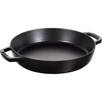 Poêle en Fonte - STAUB - 40511-073-0 - 34 cm - Noir Mat - Haute Capacité juoda