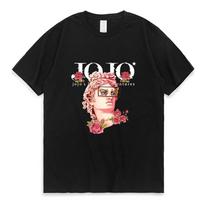 Japoniški „Jojo Bizarre Adventure“ anime marškinėliai unisex moteriški „Kawaii Jojo“ grafiniai marškinėliai paaugliams „Unisexga“ marškinėliai trumpomis rankovėmis unisex 2XL