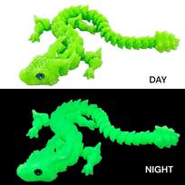 Simulated Eye 3D Printed Dragon Chinese Dragon All-in-one Molding 3D Printed Diceratops Dragon Rotatable Laser
