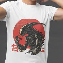 Vintage Alien T-Shirt, Funny Gamer Gifts, Gaming Tee Shirts, Japanese Fashion #2 Unisex T-Shirt S