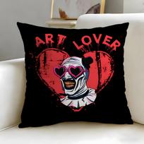 classic movie Terrifier Cushion Cover Soft & Easy-Wash Pillow Case – Versatile for Couch, Bed, Travel and Office 30cmx30cm