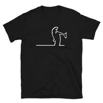 La Linea Shirt La Linea Line Ligne Short-Sleeve Unisex T-Shirt Unisex T-Shirt XXXXL