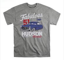 2025 Disney Retro Pixar Cars Fabulous Hudson Hornet Doc Hoodie Tshirt Men Women Unisex AC591 Hort Sleeve High Street S