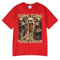 Tung Tung Tung Sahur Funny Baseball Bat Meme Tshirt Unisex Clothing Fashion Humor Style T Shirts Unisex Summer ONeck Tops T Shirt S