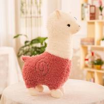 Xmas Gift Soft Material Alpaca Plush Toy Children Gits Cartoon Soft Stuffed Doll Lovely Design Plush Toy Home Decor