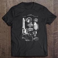 45 Peacemaker Revolver Patent 1875 TShirt 100 Cotton ONeck Summer Short Sleeve Casual Unisexs Tshirt Size S3XL S