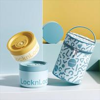 Lock&Lock 3-Piece Round Stainless Steel Lunch Box Set