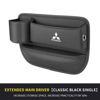 For Mitsubishi Outlander Pajero Asx Lancer Evolution X Ralliart L200 Car Seat Gap Multifunction Storage Box Seat Gap Cup Holder