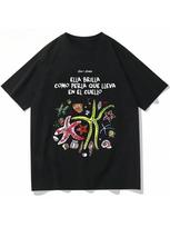 25 RIZA Humbe Ella Brilla T-Shirt Cartoon Harajuku Kawaii Tee-Shirt Short Sleeve Cotton Tshirt Casual O-Neck Clothing Streetwear S įvairiaspalvis