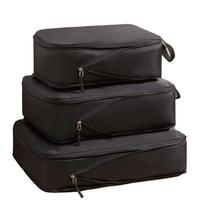 3 pcs/set Compressible Travel Compression Packing Cubes Multifunction Travel Storage Bag  Travel juoda