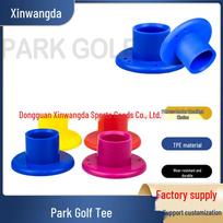 Golf Park TPE Golf Ball Tee & Holder Stand - Durable Golf Supplies Golf raudona