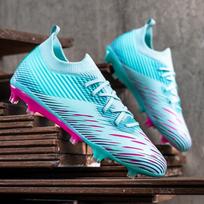 Student Spike Children Seamless Sports Youth Football Shoes Men Into Artificial Turf Flying Woven Women'S Training Shoes 35