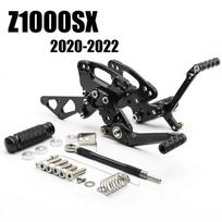 For Kawasaki Z1000SX 2020 2021 2022 2023 CNC Motorcycle Adjustable Rearset Footpeg Footrest Rear Set Pedal Foot Pegs juoda