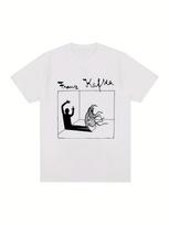 Unisexs Franz Kafkas Metamorphosis Tshirt Greg Samsa novel print shortsleeved shirt Casual loosefitting fashionable shirt S
