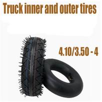 4.10/3.50-4 Inner Tube and Outer Tire 10 Inch Scooter off Road Tires for Scooter Parts Accessories